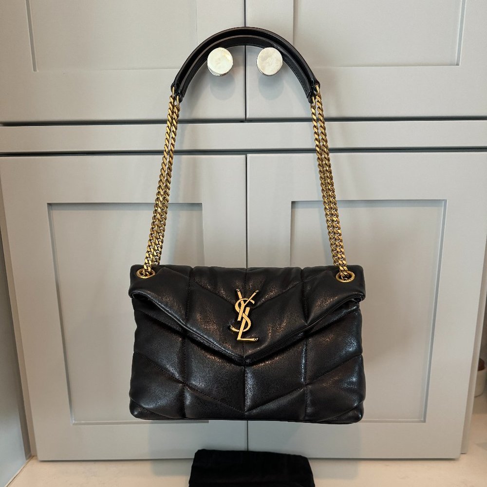 Saint Laurent LouLou Small Puffer Nappa Leather Bag